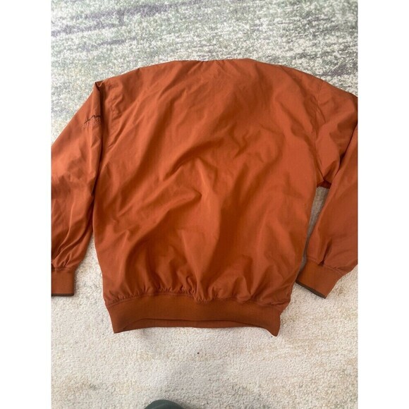 Cabela's Windcrest Pullover Jacket Size Men's S Orange Workwear Outdoors Fishing - Picture 2 of 7